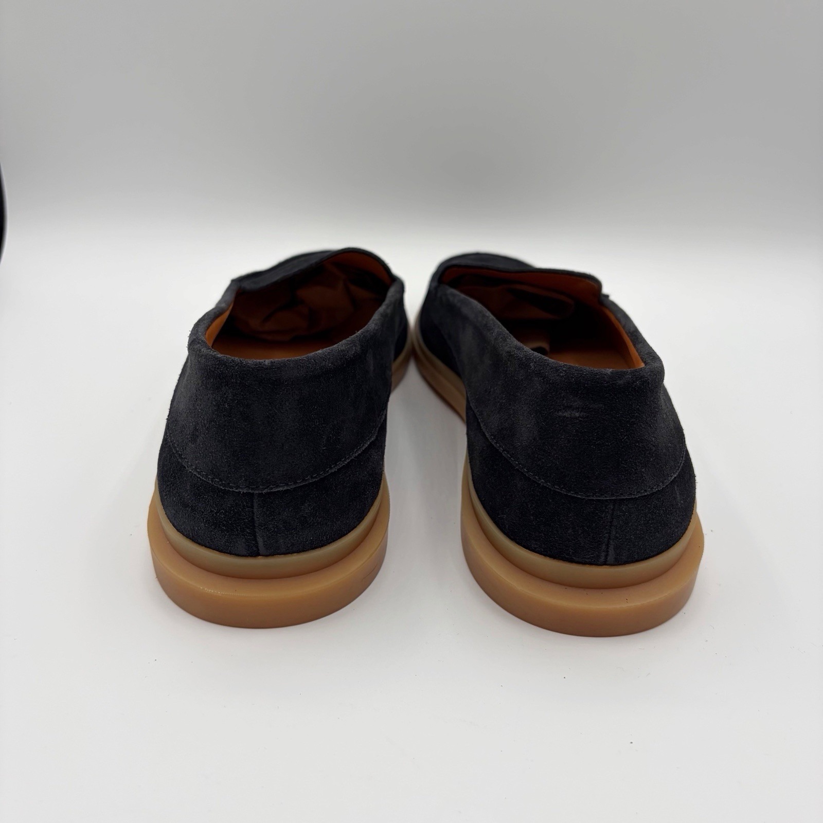 Jack Erwin Finn Black Suede Leather Loafers Men's Sz 11 Portugal Casual Slip On — image 6 of 8